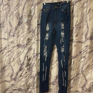 Fashion nova Nanette high rise jeans medium blue wash
